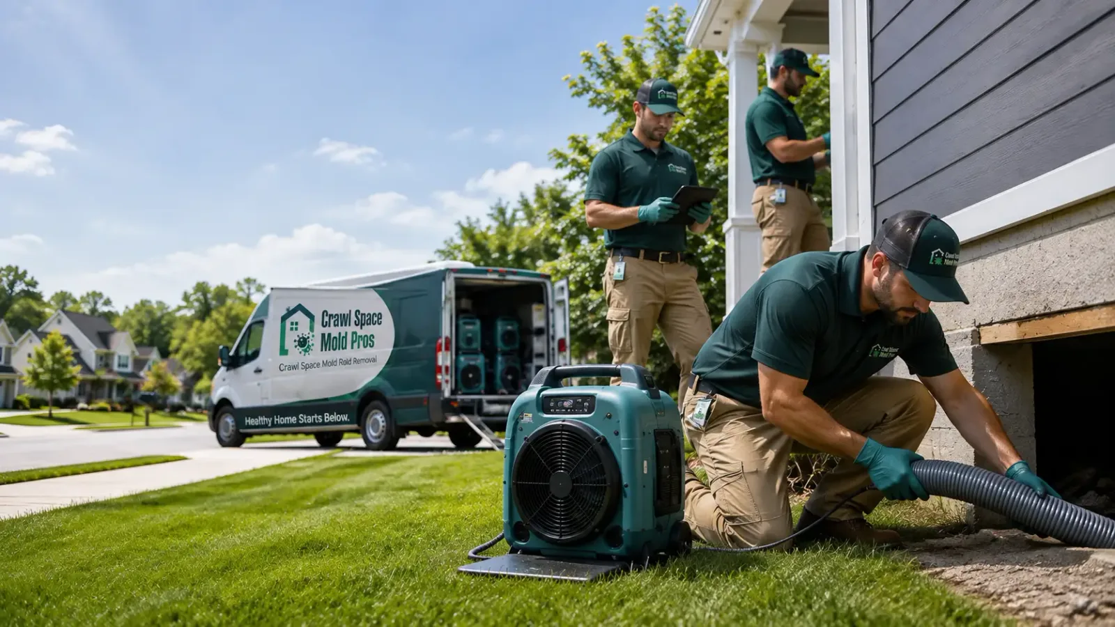 Crawl Space Mold Removal in Maugansville, MD